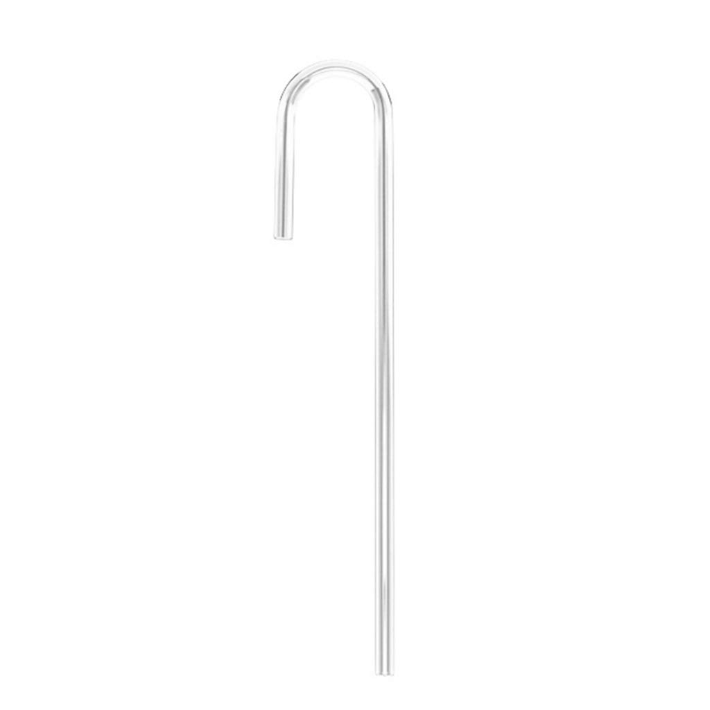 NEWFT Aquarium Connectors U-Shape Clear Acrylic Pipe Fish for Tube CO2 Accessories