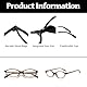 LJCZKA Ovale Blaulichtfilter Brille Damen Herren, Katzenauge Computerbrille Ohne Stärke y2k Kleine Oval Brille Anti-Müdigkeit für Handy, PC und TV (Hell Braun)
