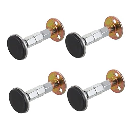 4 Piezas Ancla De Cabecera Pared De Tope Del Marco De La Cama Herramienta De Encuadre Marcos De Cama Ajustables Mesita De Noche Antivibración El Plastico Anti Choques Tapón