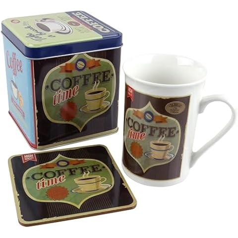 LEONARDO Retro Coffee Mug and Coaster Set Cover