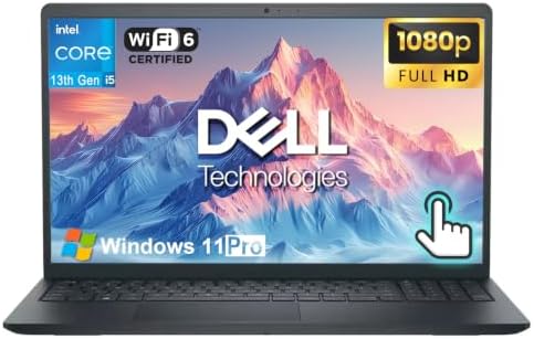 Dell 15.6 Touchscreen Laptop, Intel 13th Gen CPU, 16GB DDR5 RAM, ...