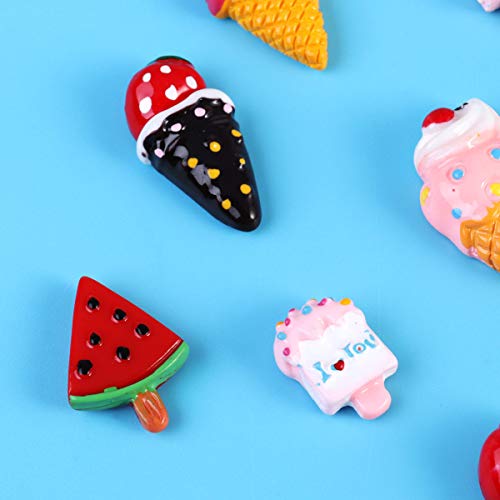Cabilock 20 peças de geladeira, geladeira, magnético, geladeira, ímãs, adesivos, decoração de escrit