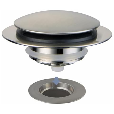 HIDROP Brushed Bathtub Drain Stopper Cover