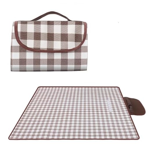 Huhemy Manta Picnic Impermeable 200 x 200 cm,Portátil Manta de Picnic,Manta para Picnic Plegable,Manta Camping Picnic Blanket con asa de Transporte para Camping,Picnic,Viaje.