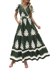 Floral Army Green White