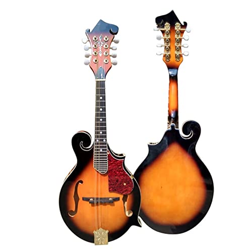ZENGXUE F Shaped Single Carved Mandolin With Hard Case Mandolin Musical Instrument