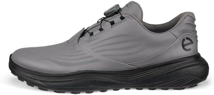ECCO Heren Lt1 Boa Hybrid waterdichte golfschoen, staal, 36/45 UK