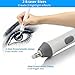 AFMAT EEW001 Electric Eraser for Drawing, Battery Operated Eraser with 140 Refills, Electric Erasers Kit for Artist, Art Erasers for Painting, Sketching, Drafting, Detailer Tool for Crafting-White