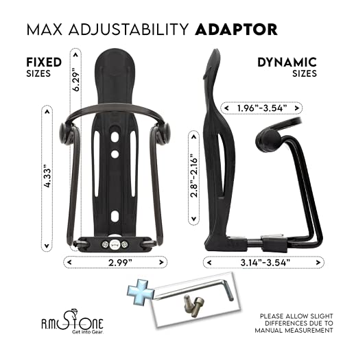 image for R.M.Stone Bike Bottle Holder Pro Set with Thermos Bike Bottle OR Exrta