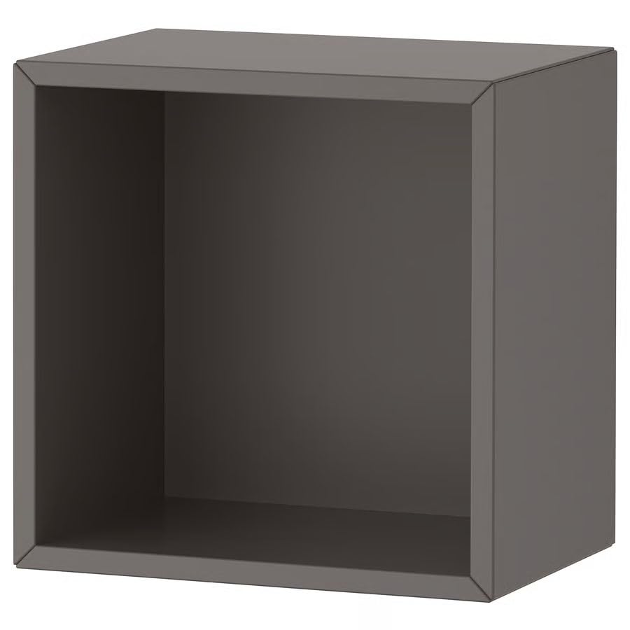 DIME STORE Wall Mounted Engineered Wood Cabinet Shelf – Open Box Style Bookshelf for Home & Office | Floating Storage Rack | Space Saving Display Organizer – Modern Wooden Wall Shelf (Black, Set of 1)-image-15