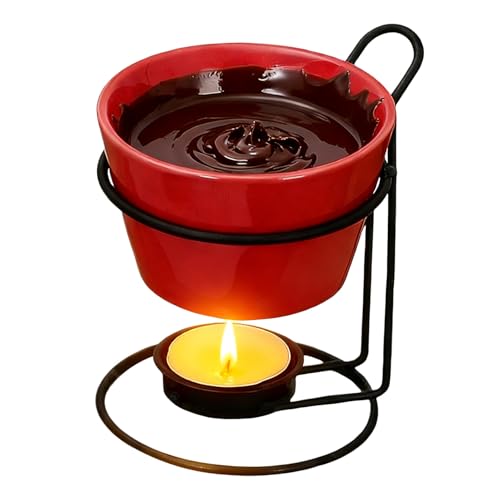 Moxeupon Fondue, Fondue para derretir - Taza de Fondue Dulce - Para Fondue de Queso, Para Noches Románticas, Para Reuniones Sociales, Para Navidad, Para Familia, Café, Para El Hogar