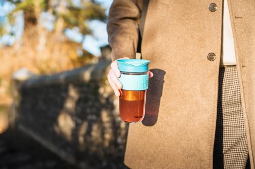 SoleCup. Travel Mug Loose Tea Infuser, Detachable Tea Strainer with Spill Proof Lid - Image 4