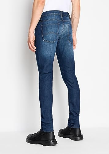 Armani Exchange Men's J33 Super Skinny Comfort Fabric Stretch Denim4