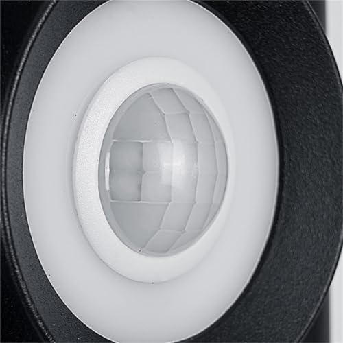 Iluminación de pared LED para dormitorio lámpara moderna con sensor sobre aluminio negro para estudio 6