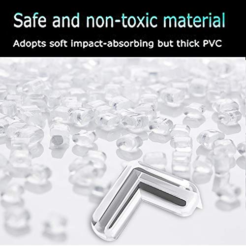Image of Safety Corner Protectors Guards, 32Pcs Baby Proofing Safety Corner Clear Furniture Table Corner Protection, Kids Soft Table Corner Protectors for Child for Furniture Against Sharp Corners