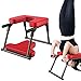 Krzesło inwercyjne, wielofunkcyjne fitness joga wspomaganie odwrócone krzesło stojak stołek z miękką matą i bezpieczną poręczą design do domu ćwiczeń na siłowni / kształtowania ciała (czerwony i czarny)