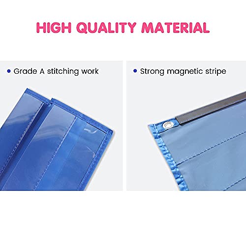 Auchq 7KD Magnetic Pocket Chart,Standard Pocket Chart With 7+1 Pockets,14 Double-Sided Dry-Eraser Cards For Daily Schedule,Class Demonstrations,Classroom Office Home Activities thumb #5