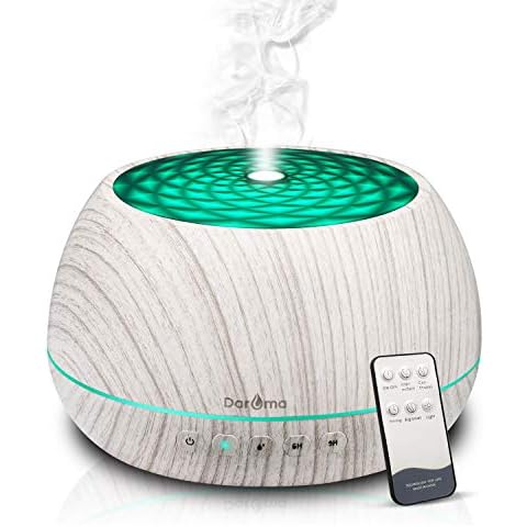 DAROMA 1000ML Essential Oil Diffuser with Bluetooth Speaker & Remote, 2024 Upgrade Aromatherapy Diffuser,Aroma Diffuse with Music Player Function,Humidifier,LED Light in 7 Colors,Home Office Bedroom Cover