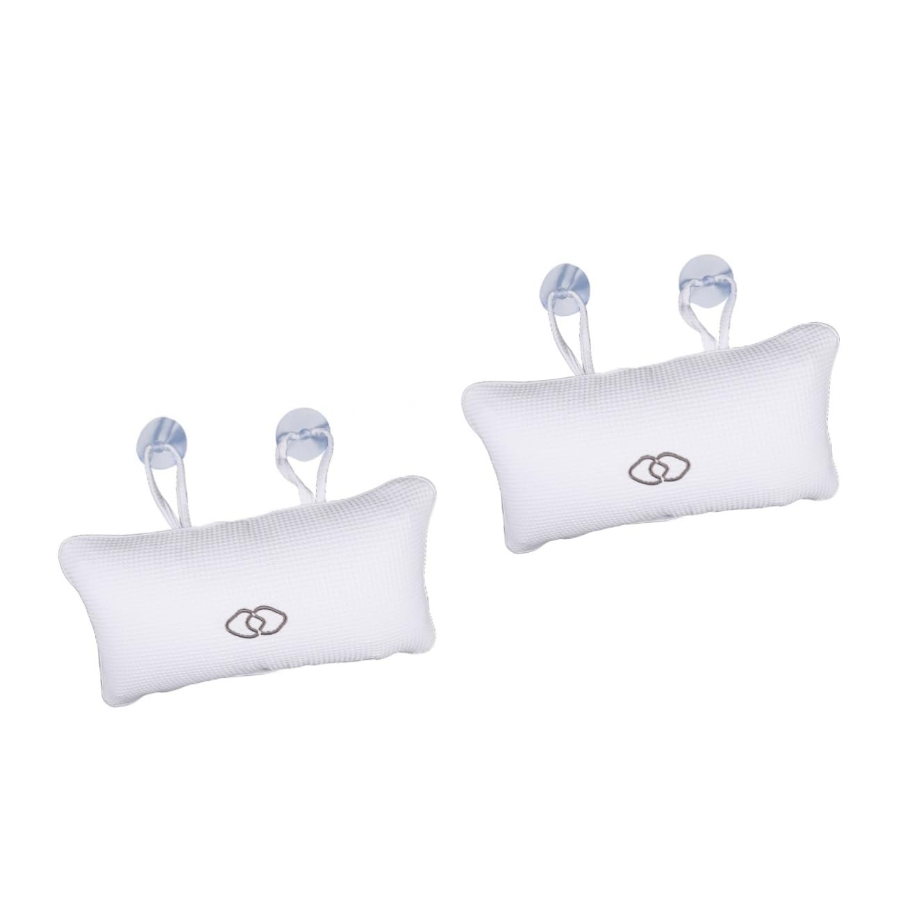 Ipetboom 4piezas Almohadas De Baño Antideslizantes De PVC Ventosas De Cojín Ergonómico para Cuello y Cabeza Cómodo para SPA y Baño Color
