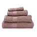 BM Set Asciugamani 4 Pezzi 100% Cotone 500gsm – Morbidi, Assorbenti e Resistenti – Asciugamano Bagno, Viso e Ospite (Rosa Cipria) immagine