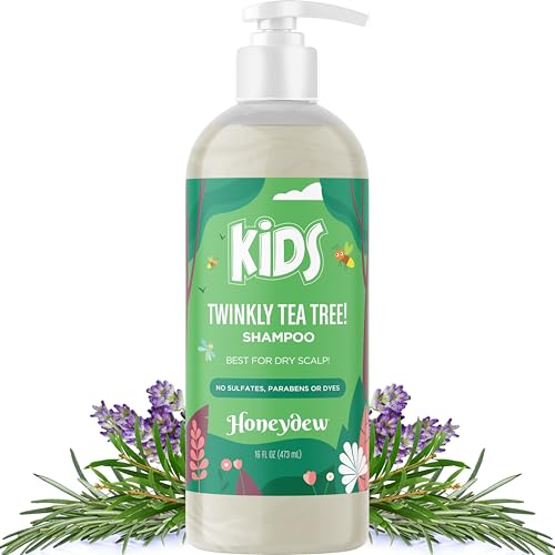 HONEYDEW Cleansing Kids Shampoo for Dry Scalp - Dry Flaky Scalp Care Shampoo for Kids and Hair Build Up Remover with Tea Tree Oil and Rosemary...