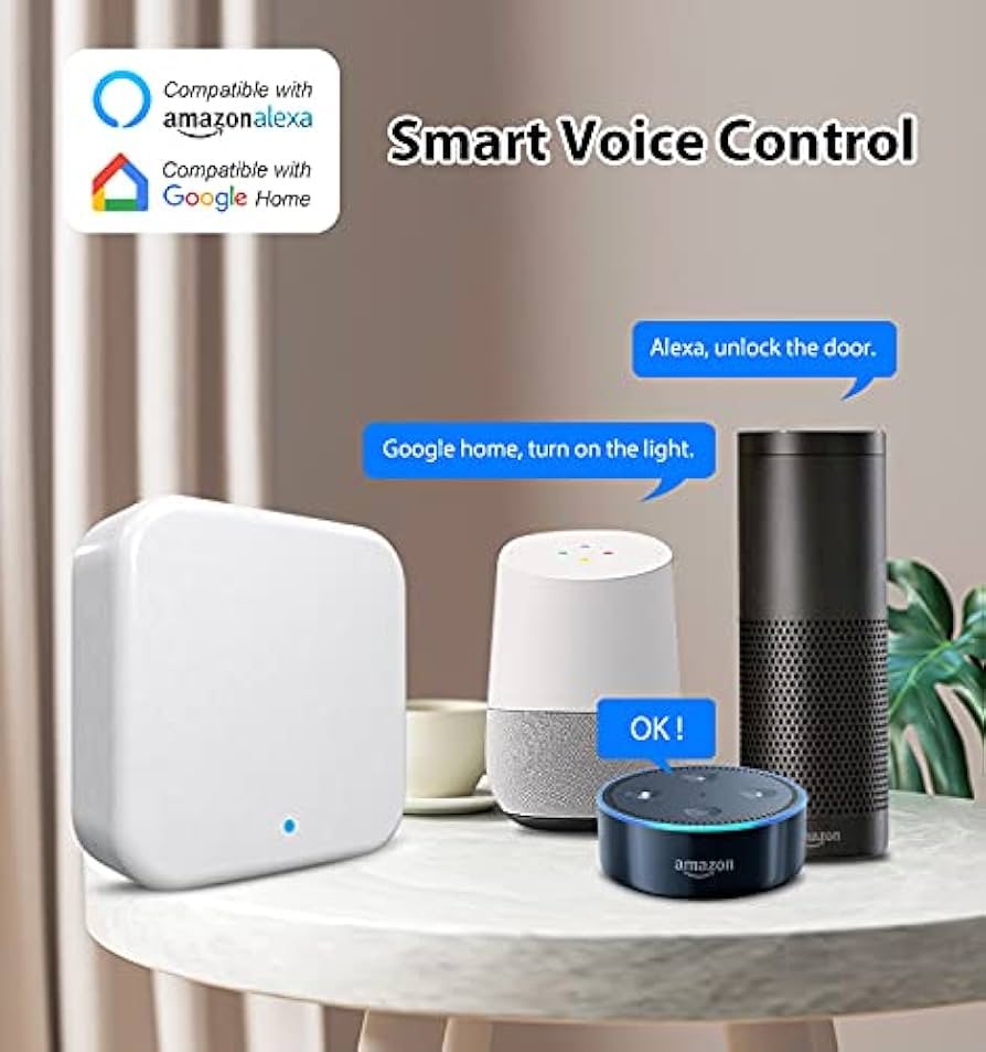 WiFi BLE 2.4GHz Smart Gateway With Ttlock APP For Remote Control Smart Door Lock - Ttlock