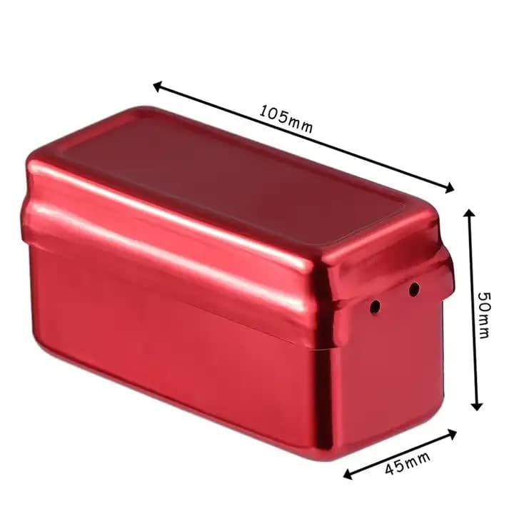 Endo-Bur-Halter mit 72 Löchern, Aluminiumbox, Desinfektion, Sterilisation, Organizer, Box (lila)