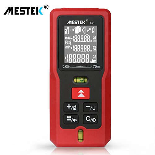 Laser Measure Distance Meters MESTEK 229FT/70M Digital Tape Level Tools with LCD Screen