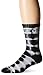 HUF Men's Lightning Stripe Crew Socks