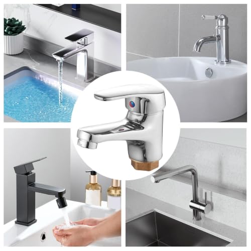 Grifo de lavabo duradero que soluciona problemas de goteo en baños 5