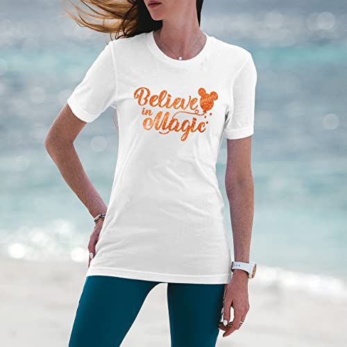 Threadart Holographic Orange 20" Heat Transfer Vinyl Film | Custom Cut Roll 20" Wide By The Yard | Compatible With Cricut Explore And Maker, Silhouette Cameo, & Large Format Cutters #TOP1