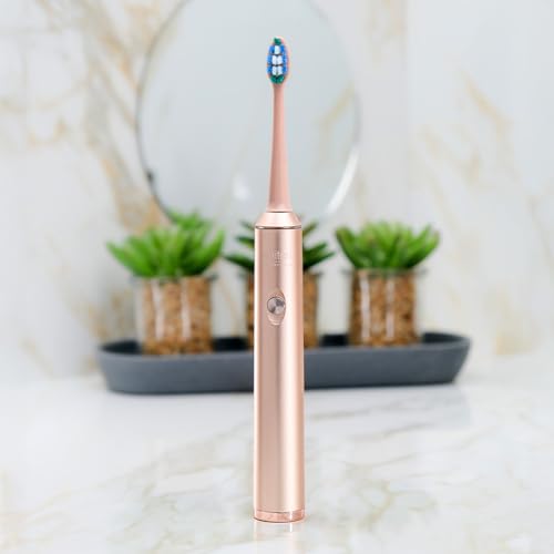 Whites Beaconsfield Sonic Elektrische Zahnbürste Rose Gold Limited Edition: fortschrittliche Zahnaufhellung mit 5 Putzmodi, 37.000 Vibrationen, lange Akkulaufzeit, Premium-Borsten, USB-Aufladung – Bild 5