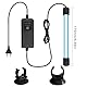 11W Aquarium UV Sterilisator Licht mit Timer, UV-Sterilisator, UV-Tauchleuchte, Bakterien Tötung Lampe für Wasser Aquarien, Gartenteich, Fishbowl