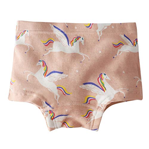 Image of Kids Series Baby Underwear Little Girls' Cotton Boyshort Panties (Pack of 6)