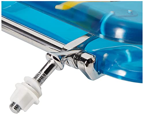 BH Home & Linen Daniel's Bath & Beyond Polyresin Round Fish Aquarium Toilet Seat, 17", Blue - Image 4