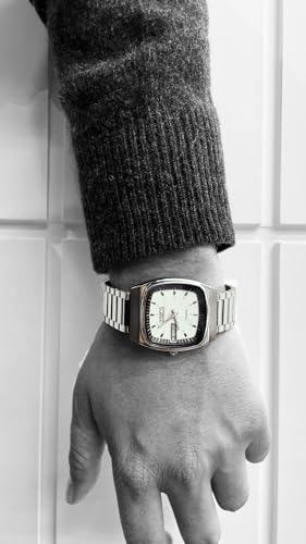 Image of HMT Nass 11 White Color|1 Year Manufacturer Warranty|Water Resistant, Analogue, Men