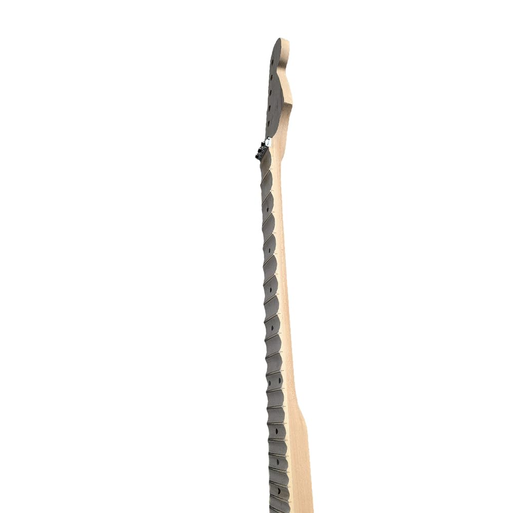 Ahorn 22 Bund Gitarre Hals 25.5Inch Scalloped Griffbrett Punkt Inlay Locking Mutter