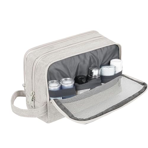 Image of WANDF Travel Toiletry Bag for Men, Small Dopp Kit for Toiletries
