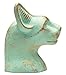 Discoveries Egyptian Imports Authentic Miniature Statue - Patina Finish - Bastet Cat Goddess Bust - 4