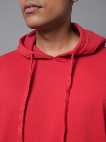 Image of HIGH Star Men's Cotton Hooded Neck Sweatshirt