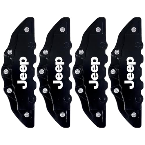 Kit 4 Unidades Capa Pinça de Freio Automotivo - Jeep PRETO