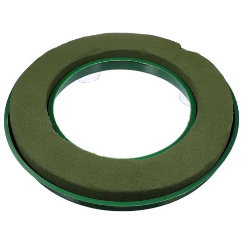 Lurrose Support de Décoration de Fleur pour Voiture de Mariage avec Ventouse et Boue Petit Support Rond 13 30X30 CM pour Fleuristes Adapté aux Compositions DIY et Podiums de Réunion