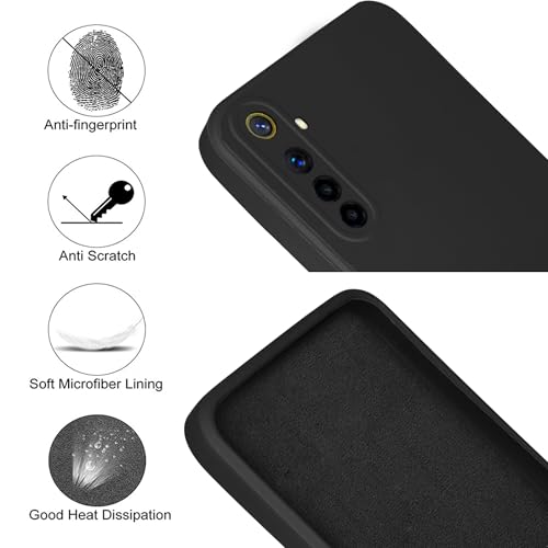 Image of Jkobi Back Cover Case for Realme 6 (Matte Finish Silicone with Inside Fiber Cloth)