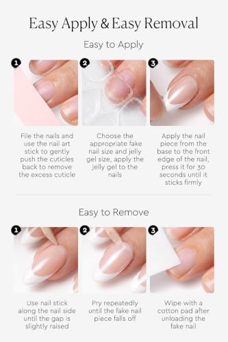 Image of AZUREBEAUTY Press on Nails Short Almond