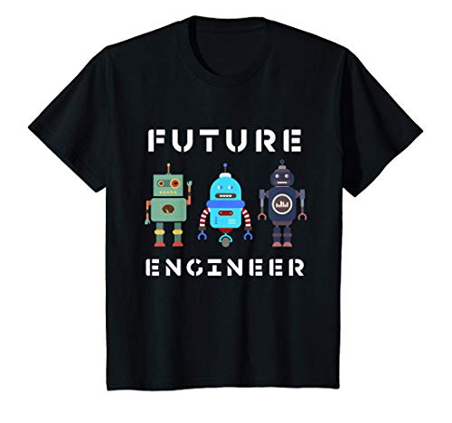 Enfant J'aime le cadeau de robot tous les âges robotique enfants T-Shirt