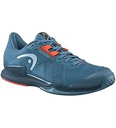 HEAD Unisex-Adult Sprint Pro 3.5 Tennis Shoes (Bluestone/Orange, us_Footwear_Size_System, Men, Me...