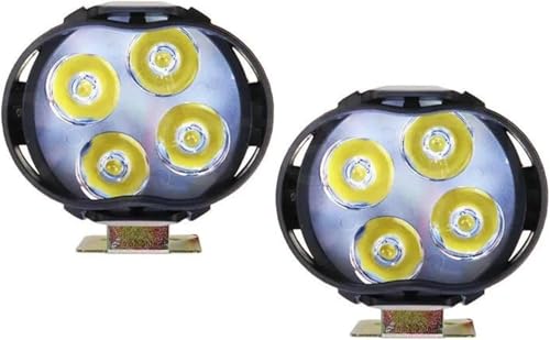 Phare de moto universel et projecteur avant antibrouillard pour scooter