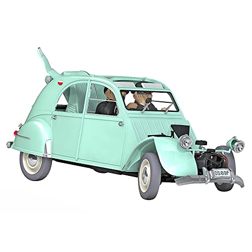 Tintin The Crashed 2 CV - 1/24 Model Car