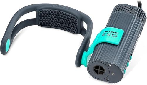 Artero Exo Professional Pet Dryer Hands-Free Grooming Dryer with Negative Ions 2 Speeds 3 Heat Settings Laser Pointer Articulated Neck and Removable Handheld Mode. (Dark Grey)
