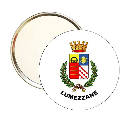 ROUND MIRROR. EMBLEM ARMORIALE LUMEZZANE BRESCIA ITALY